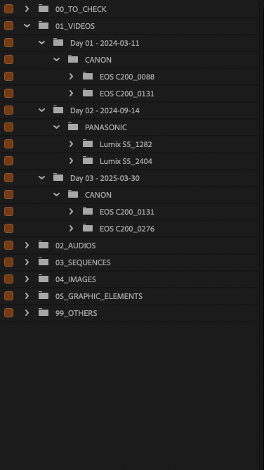 Same model, same day, two bodies: folders split by the last 4 characters of the serial.